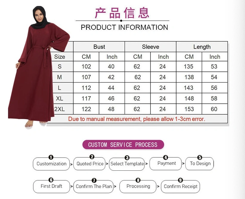 111 New Design of Arabia Ladies Clothes Item Number Fwml8019 Muslim Women Robe