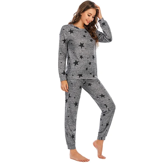 ODM Factory Luxury Hot Sleepwear Pijamas Conjunto de pijama de 2 piezas para mujer